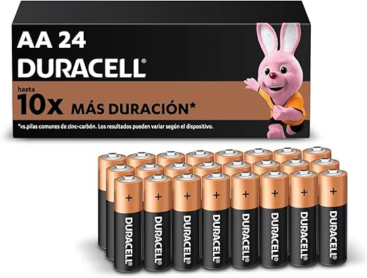 Paquete de 24 Baterías de Larga Duración,