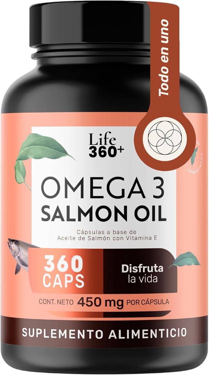 LIFE 360+ Vitamina E Omega | 360 Cápsulas
