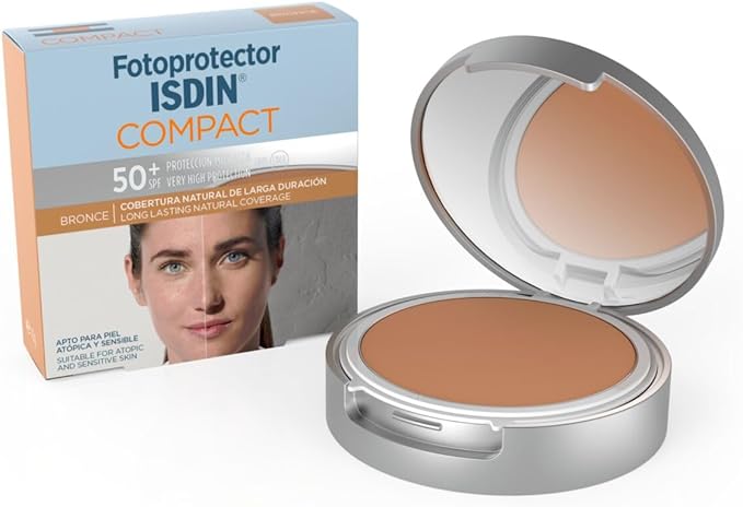 Fotoprotector Compact SPF 50+ Arena, Protector Solar Facial