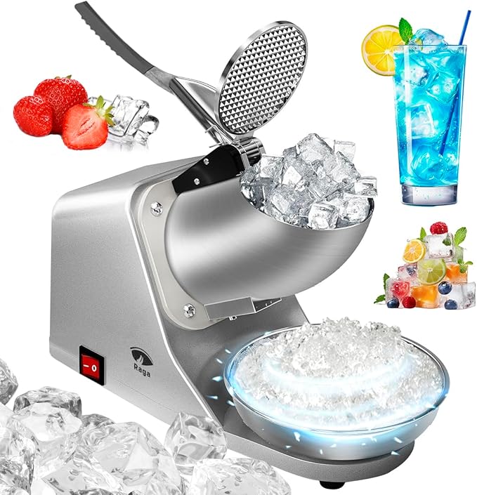 Triturador De Hielo Eléctrico, Maquina Trituradora de 500W,