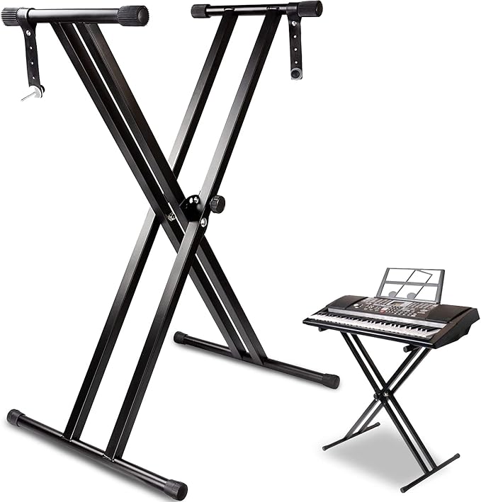 Soporte de Teclado, Forma de X 30-89 cm Portátiles