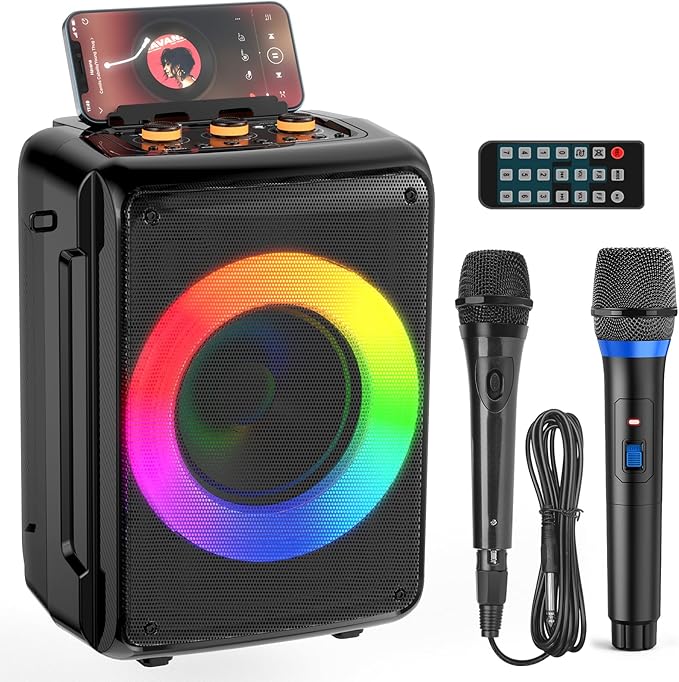 Máquina de Karaoke para Adultos y Niños, Altavoz Bluetooth