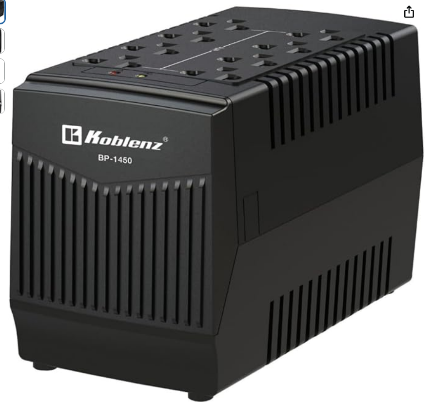 Koblenz Regulador Electrónico de Voltaje de 1450 VA