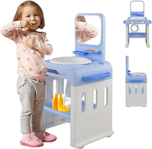 Estación de Baño Tocador + Lavabo Infantil