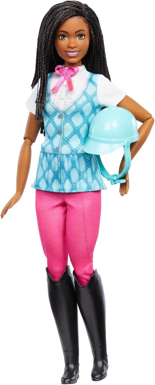 Barbie Detective La Gran Carrera de Caballos Muñeca Brooklyn Equitación