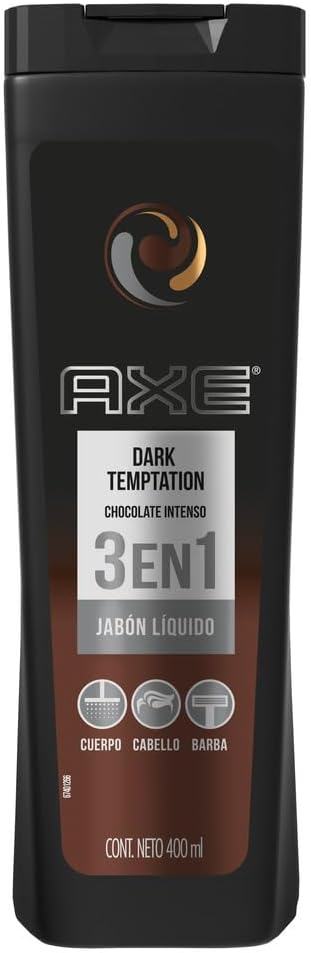 AXE Dark Temptation Jabón Líquido Corporal Body Wash 400ML