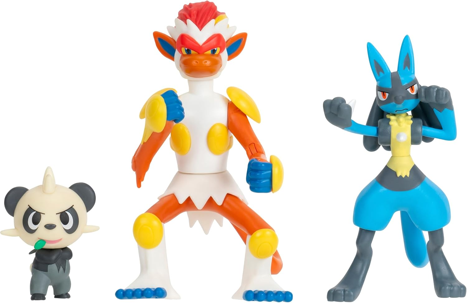 Pack Pokemon Pancham, Lucario e Infernape