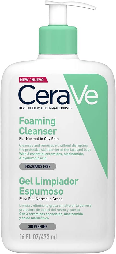 CeraVe Gel Limpiador Espumoso Diario para Piel Mixta