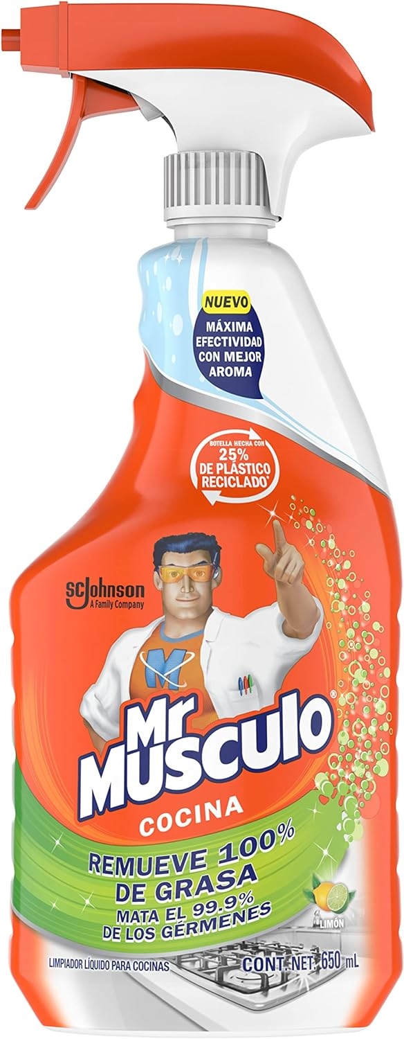 Mr Músculo Limpiador Líquido para Cocinas y Múltiples Superficies