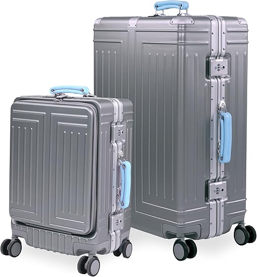 2 Maletas Premium 20 y 26 Pulgadas Con Candado