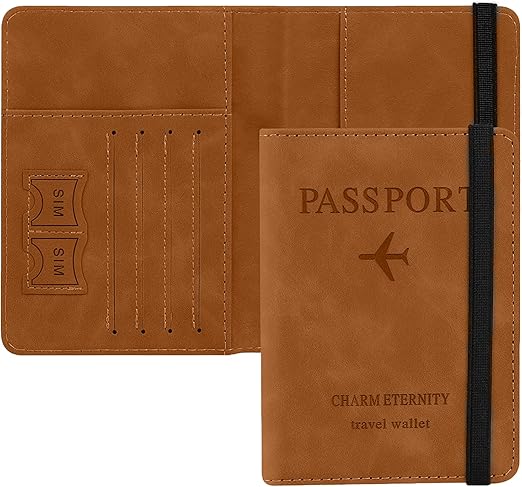 Porta Pasaporte, con Protección RFID,