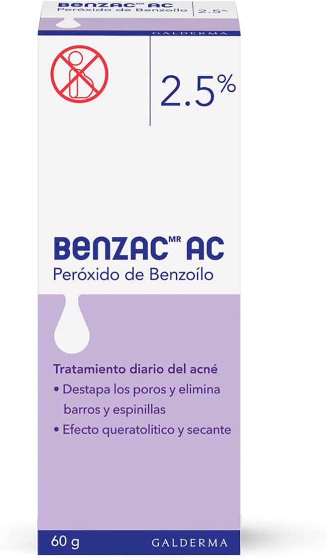 Benzac AC 2.5% 1 pz 60g Gel para acné