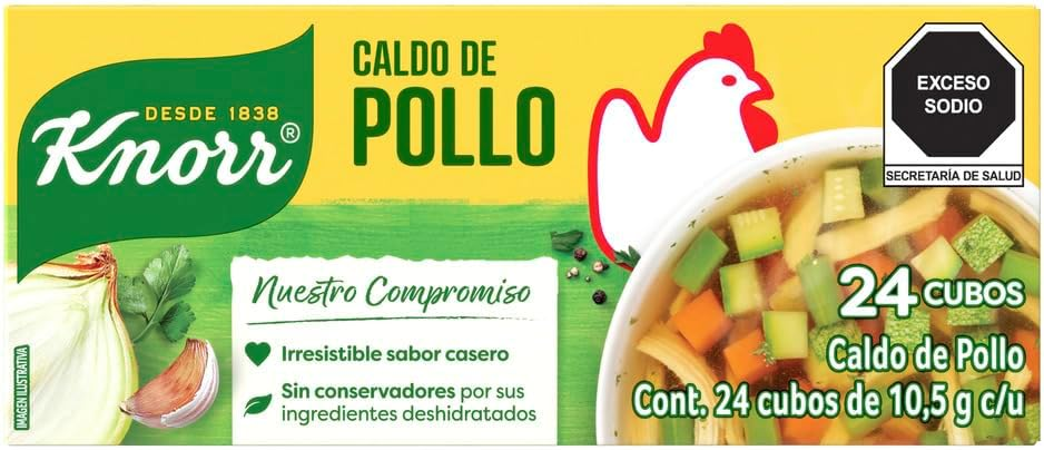 Caldo de Pollo Knorr 24 Cubos