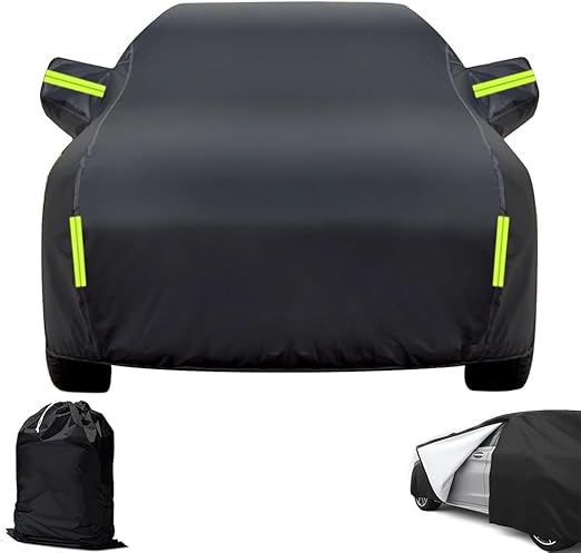 Cubierta para Auto Impermeable, Funda Coche Exterior Lona