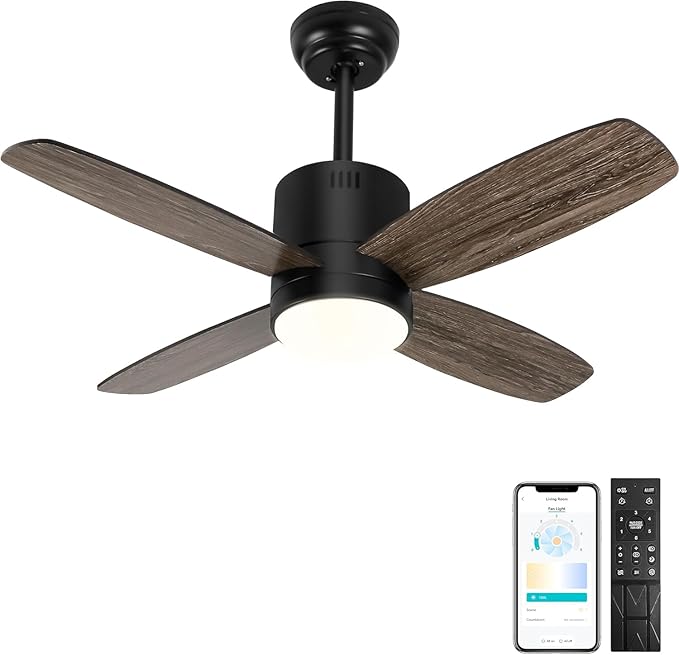 Ventilador de Techo con Luces y Mando a Distancia,