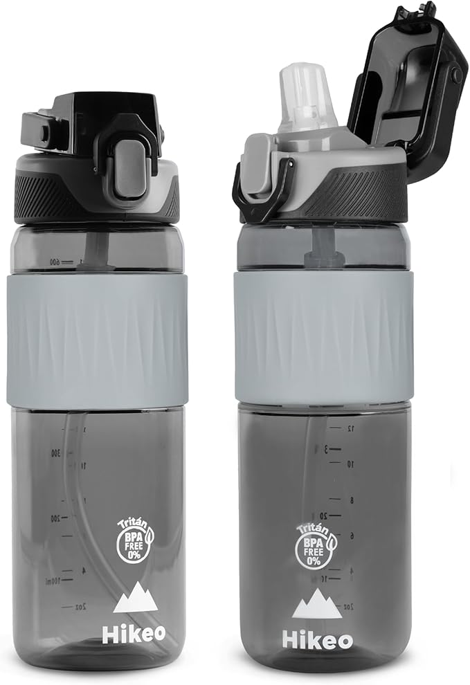 Termo  Agua (2 Pz. de 600 ml) de Tritán Indestructible