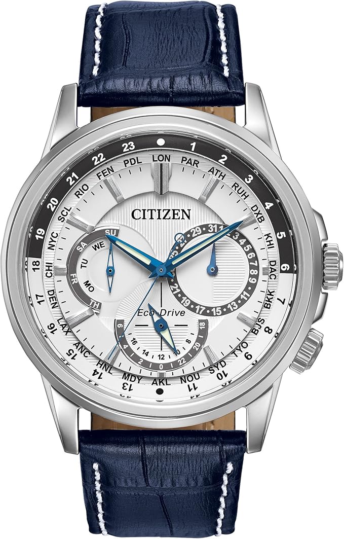Reloj clásico de calendario ecológico para hombre