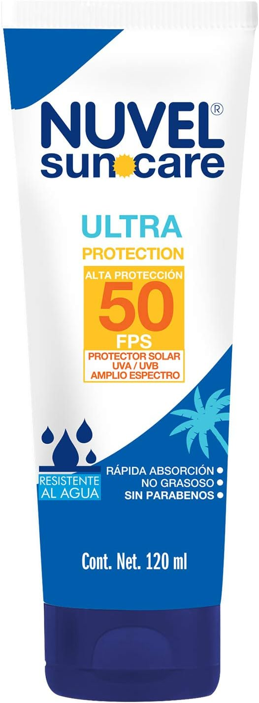 Nuvel Protector Solar SunCare para Cara y Cuerpo,