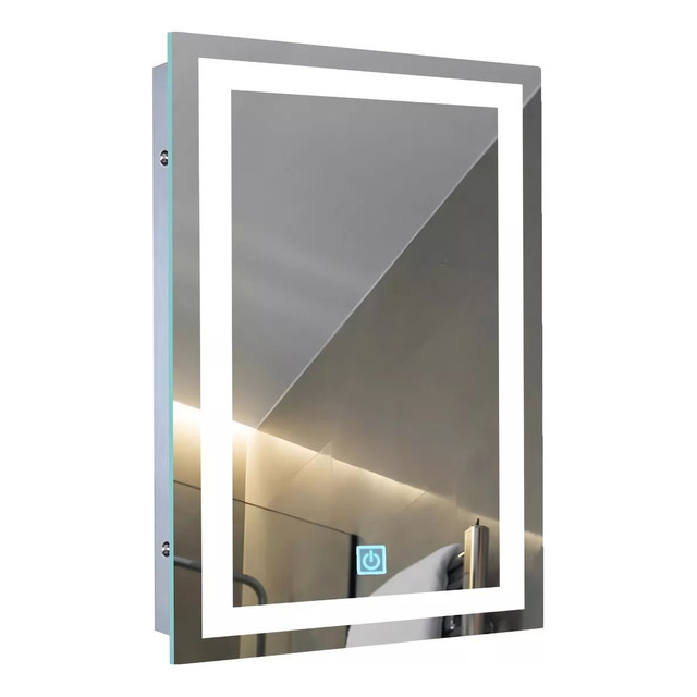 Espejo De Pared Luz Led Touch 3 Luces 70×50