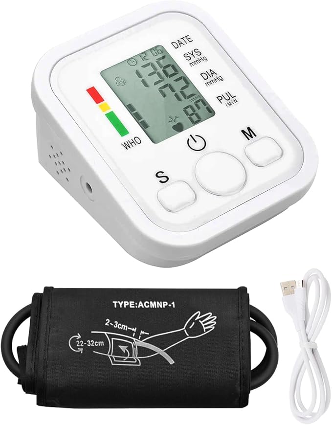 Monitor de Presion Arterial para Brazo con Pantalla LED,