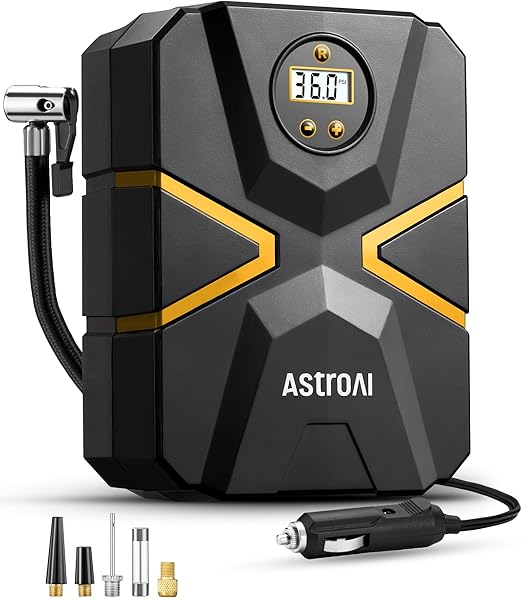 Compresor de Aire Portatil para Auto 12V,