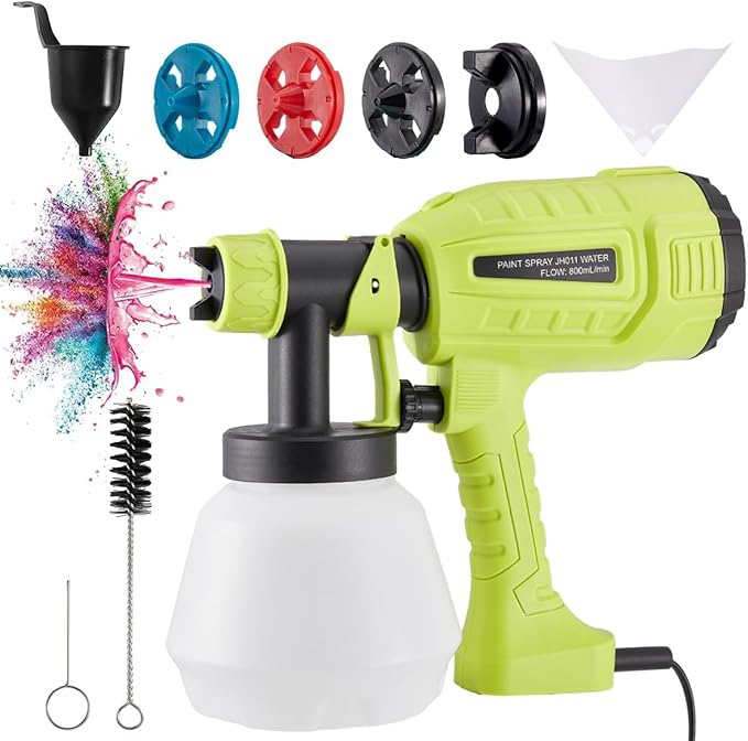 Pistola para Pintar Eléctrica con Recipiente de 1000ml,