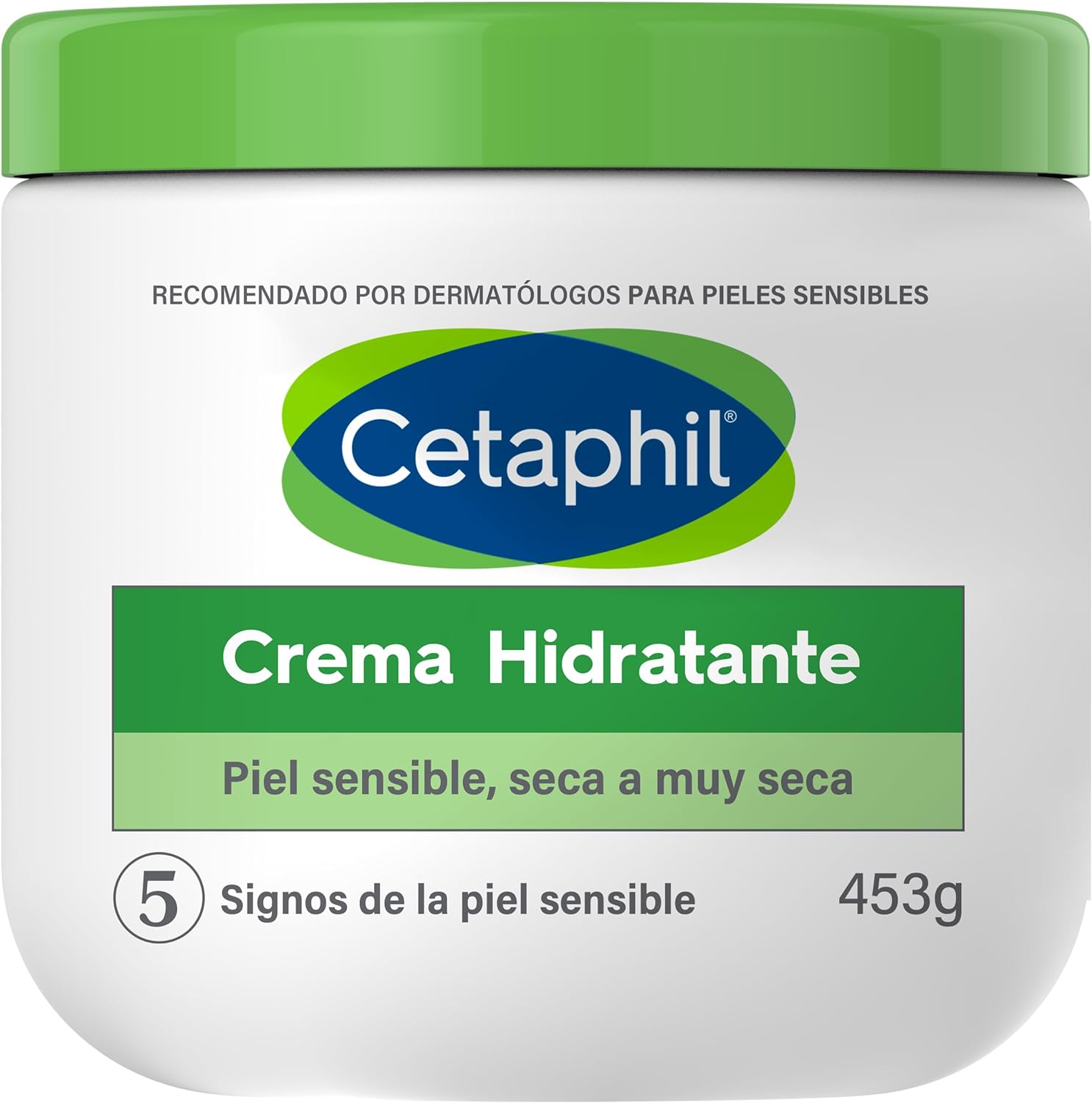 CETAPHIL Crema Hidratante 1 pz 453 g Restablece la Piel