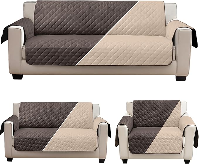 Cubre Salas–Set de 3 Piezas – Individual, Love Seat