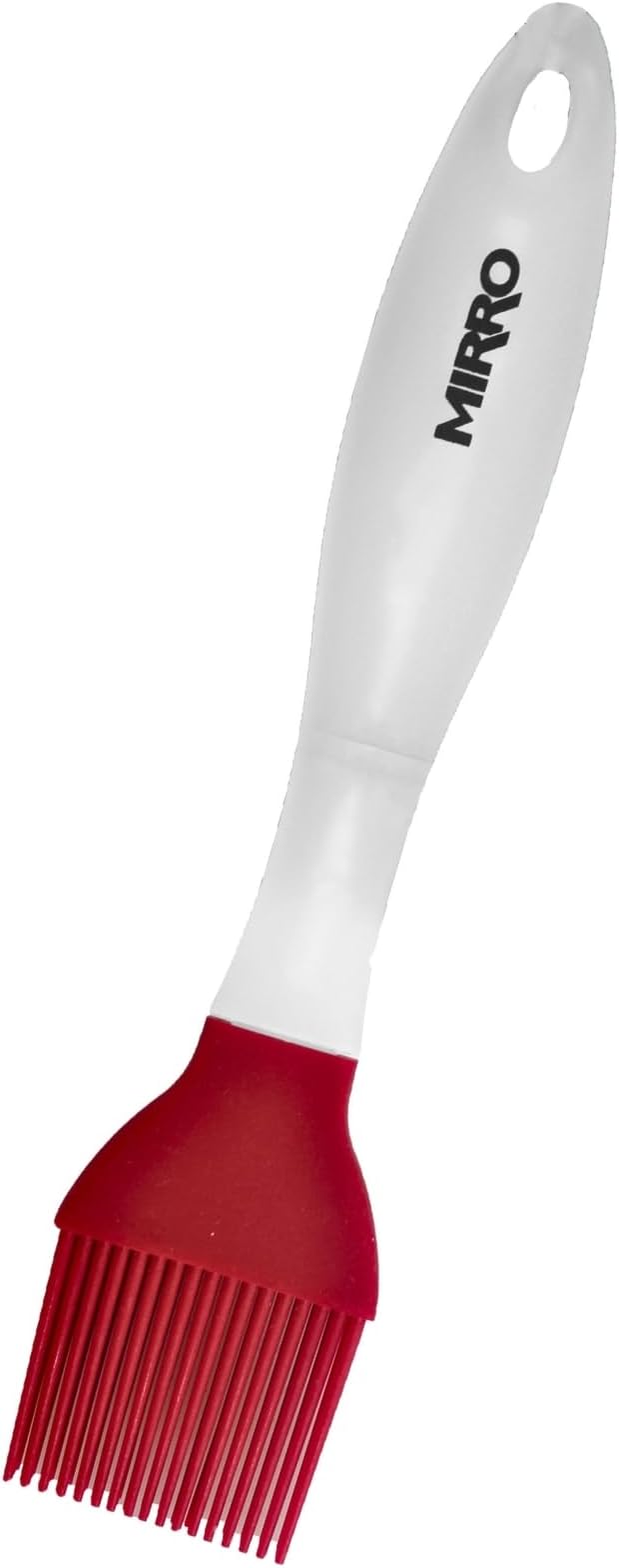 MIRRO cepillo para polvo de silicona para hilado, rojo