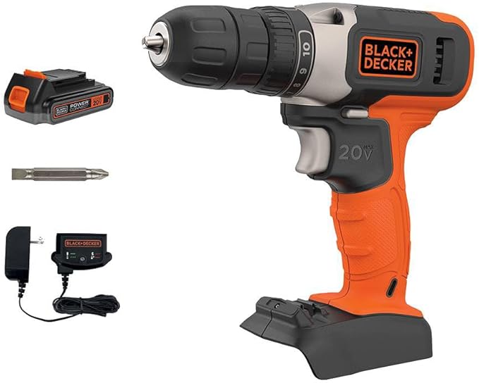 BLACK+DECKER BCD702C1 Taladro inalámbrico de litio