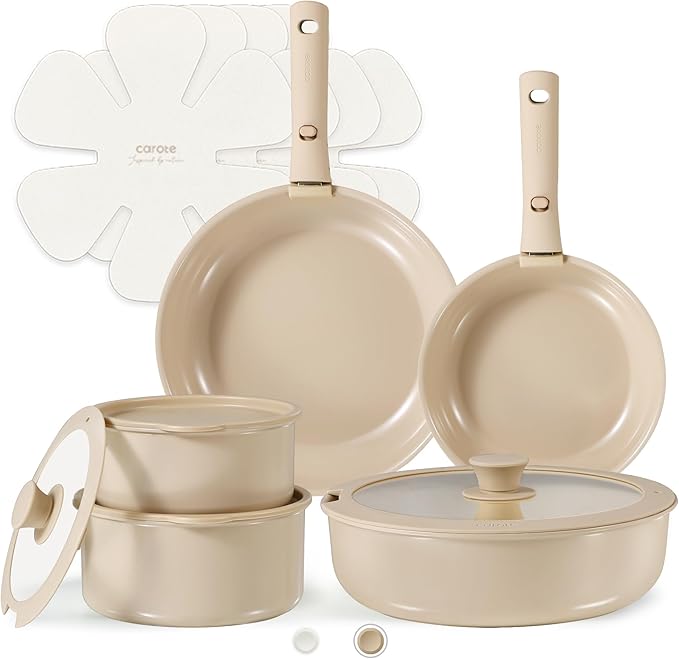 Juego de  ollas y sartenes, juego de utensiliose cocina cerámica