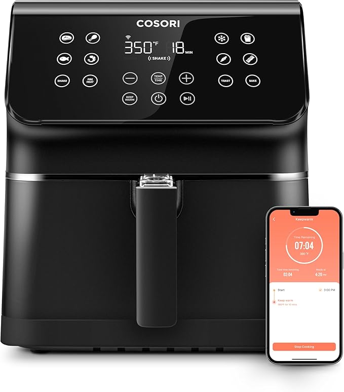 COSORI Freidora Aire Smart Wifi 5.5L Horno Electrónico