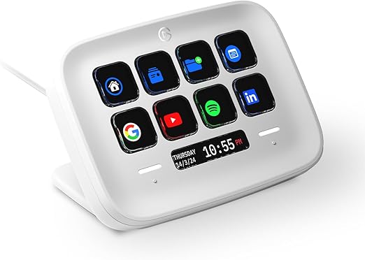 Controlador USB de productividad, 8 Teclas Personalizables,