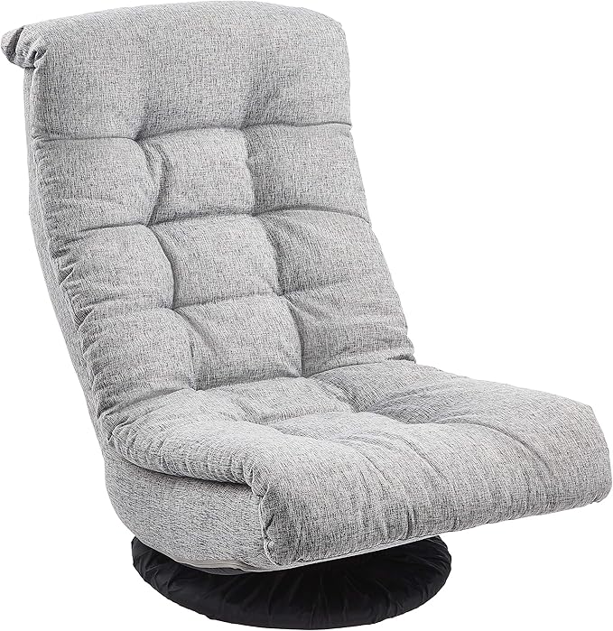 Amazon Basics – Silla giratoria de espuma con reposacabezas