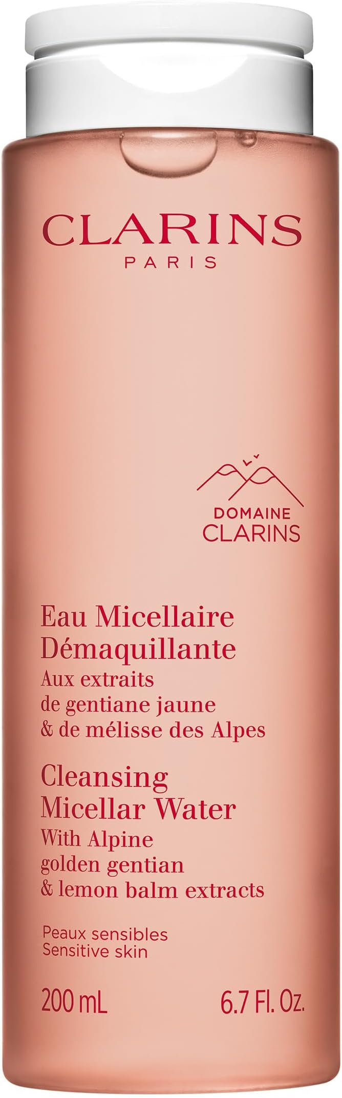 Clarins EAU MICELLAIRE DÉMAQUILLANTE peaux sensibles