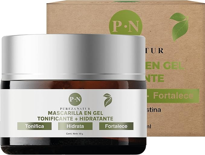 Mascarilla en gel facial hidratante y tonificado