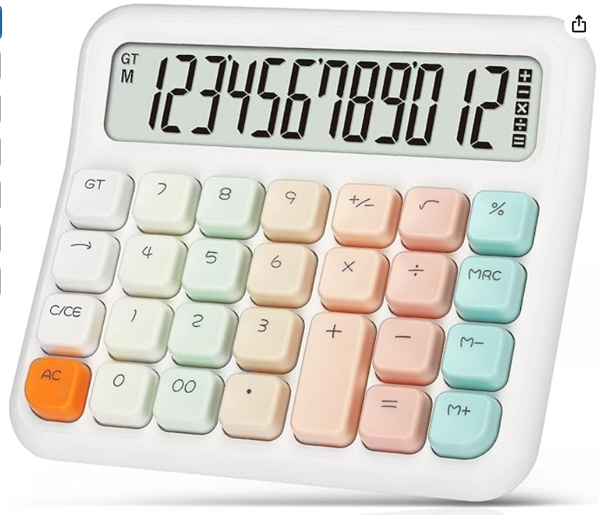 Calculadoras de Escritorio de 12 dígitos