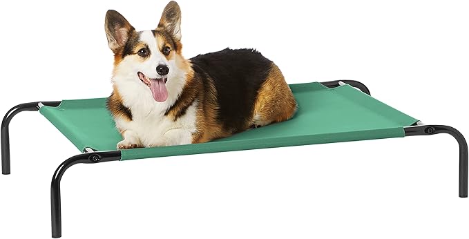 Cama elevada refrescante para mascotas, tamaño mediano