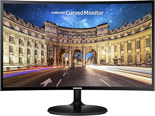 Monitor Curvo, Negro (Black High Glossy), 23.5”
