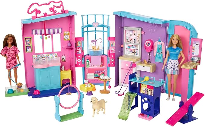 Barbie Set de Juego Cuidado de Mascotas niñas  3 años