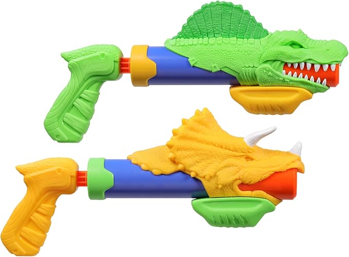 Set de 2 Lanzadores de Agua con diseño de Dinosaurio,