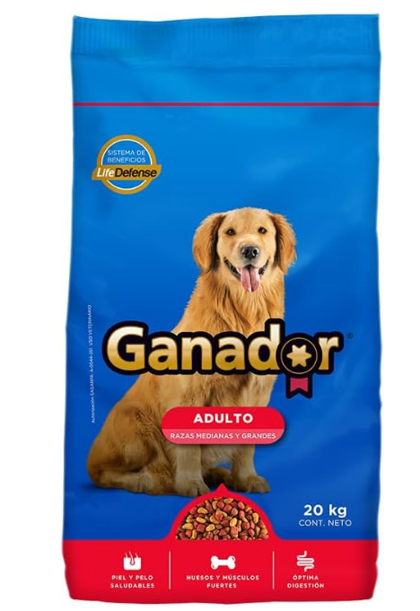 Ganador Alimento seco para Perro 20kg