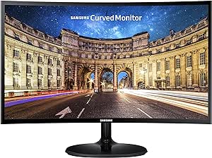 Monitor Curvo, Negro (Black High Glossy), 23.5”