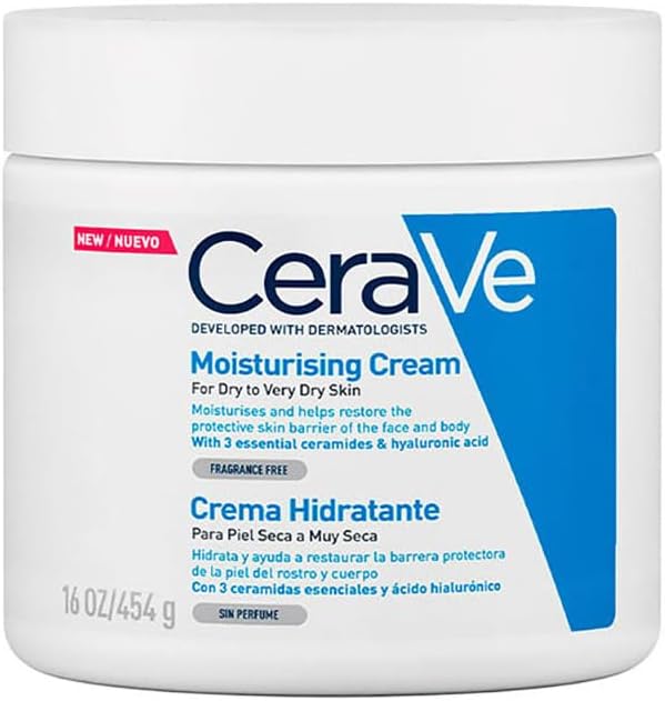 CeraVe Crema Hidratante Diaria de Rostro y Cuerpo