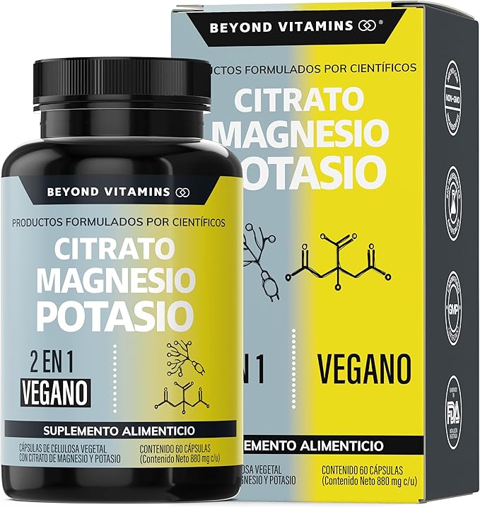 Citrato de Magnesio + Citrato de Potasio
