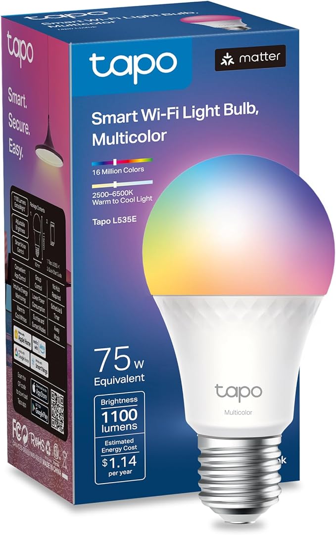 , Focos Inteligentes Wi-Fi, Multicolor