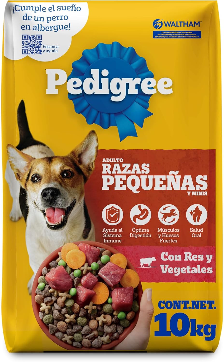 PEDIGREE Alimento para Perros Adultos de Razas Pequeñas 10 kg