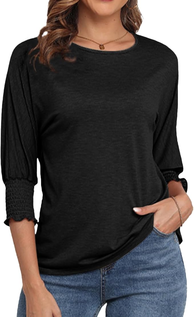 Blusa Manga 3/4 Mujer Blusas