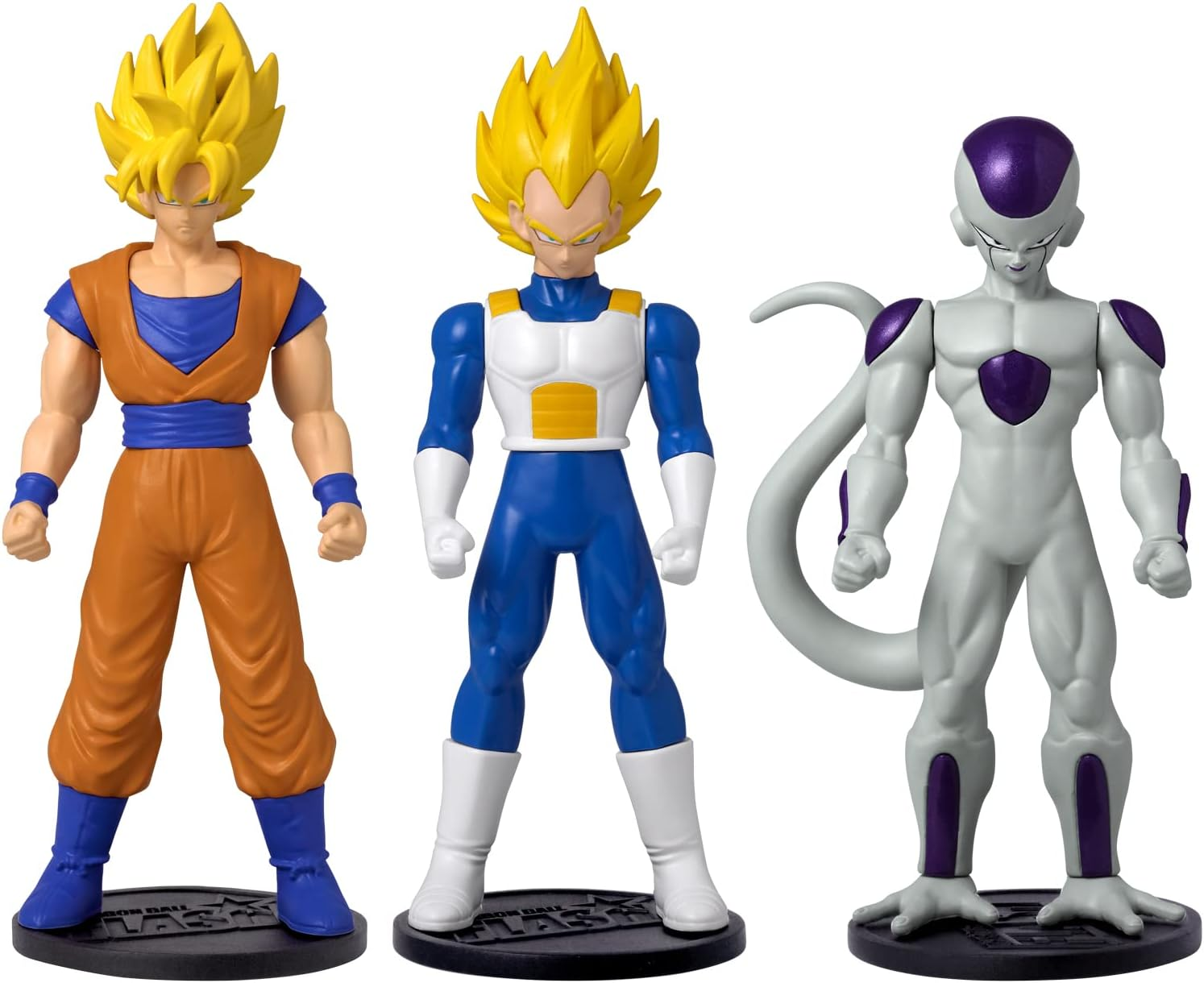 3 Pack Super Saiyan Goku/Super Saiyan Vegeta/Frieza 4th Form