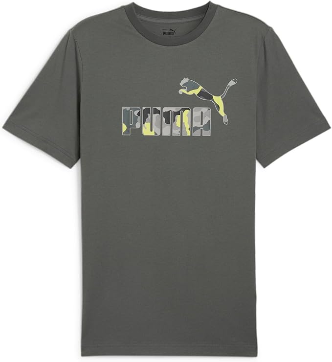 PUMA, ESS+ Camo Graphic Playera, Unisex,